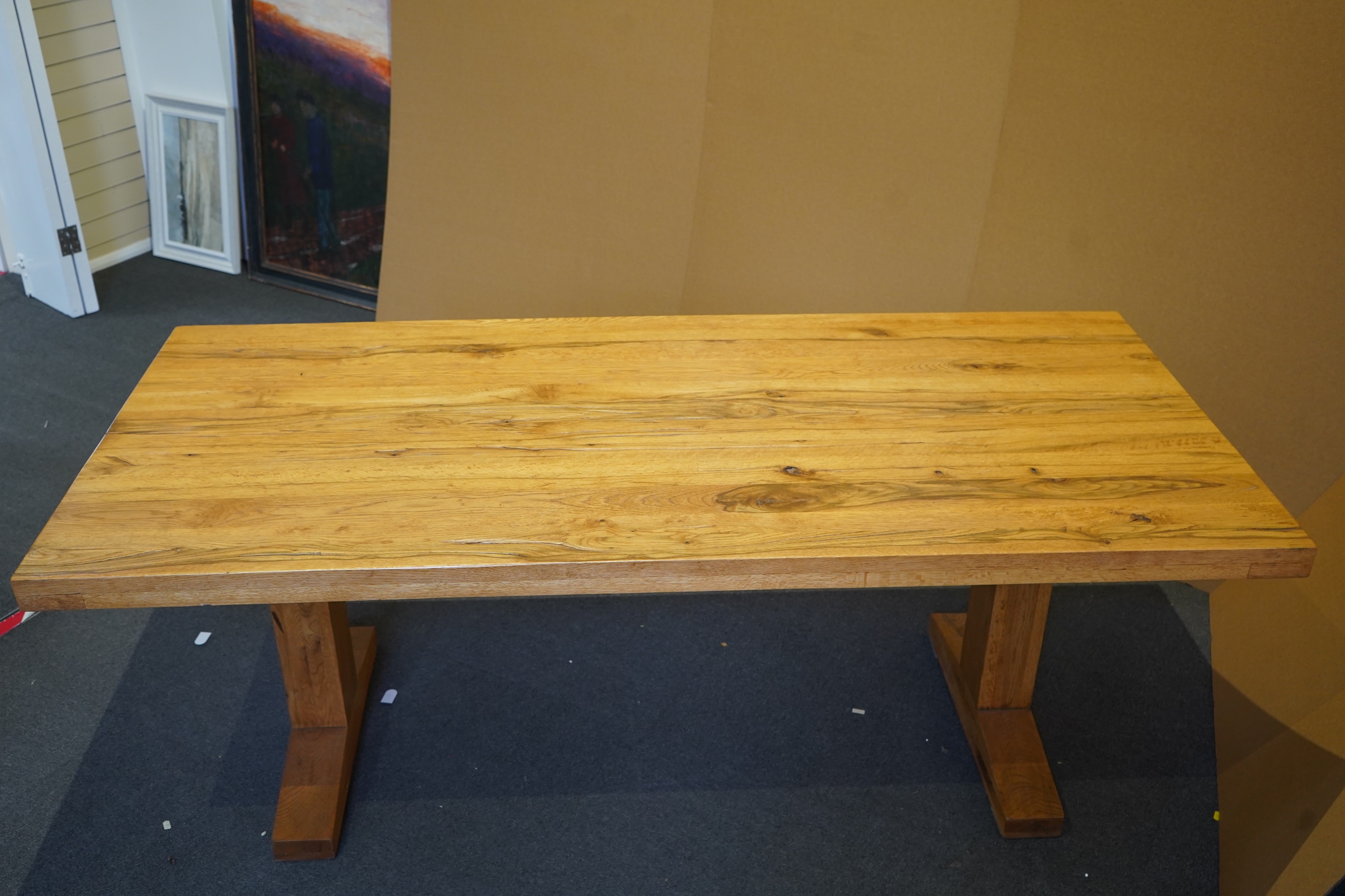 Heal's: A 'Lisbon' oak dining table